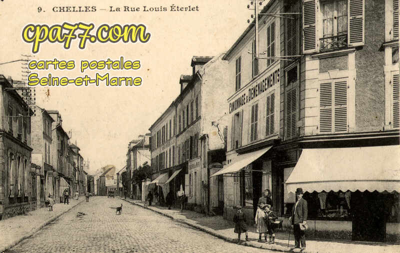 Chelles (Seine-et-Marne) - La Rue Louis Eterlet