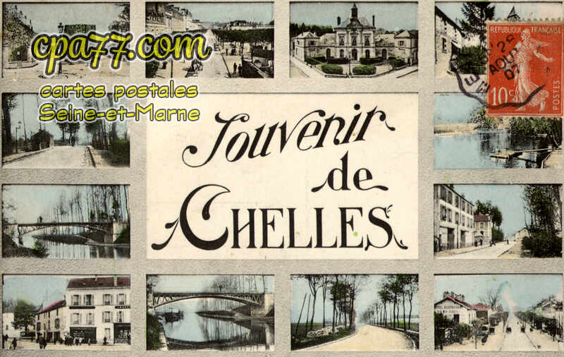 Chelles (Seine-et-Marne) - Carte « Souvenir de Chelles »