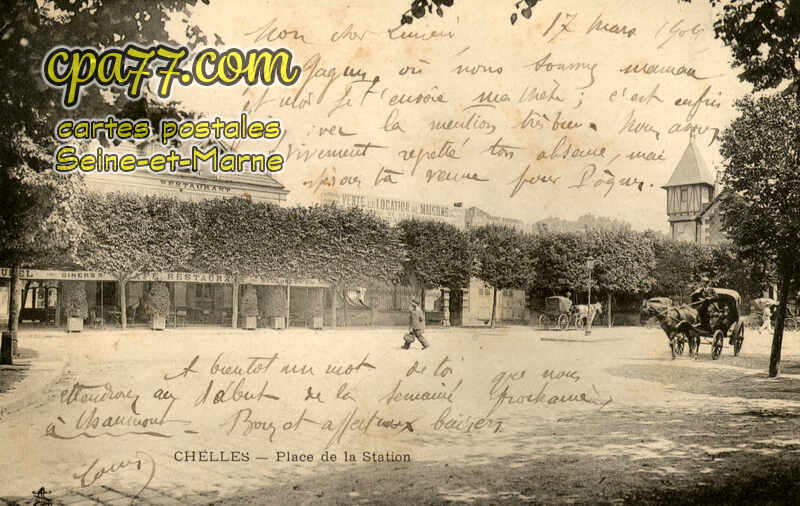 Chelles (Seine-et-Marne) - Place de la Station