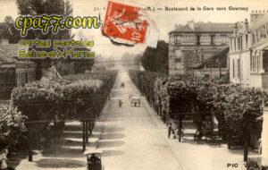 Chelles (Seine-et-Marne) - Boulevard de la Gare vers Gournay