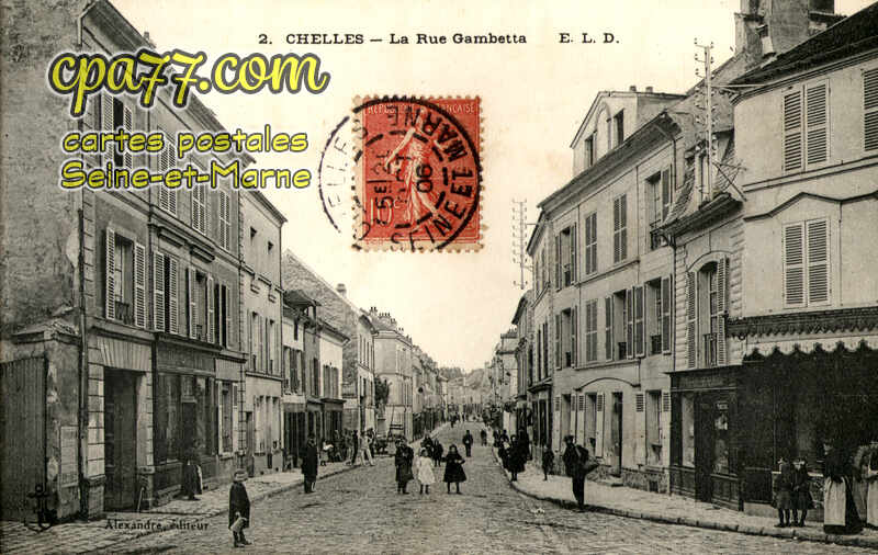 Chelles (Seine-et-Marne) - La Rue Gambetta