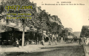 Chelles (Seine-et-Marne) - Le Boulevard de la gGre en face de la Place