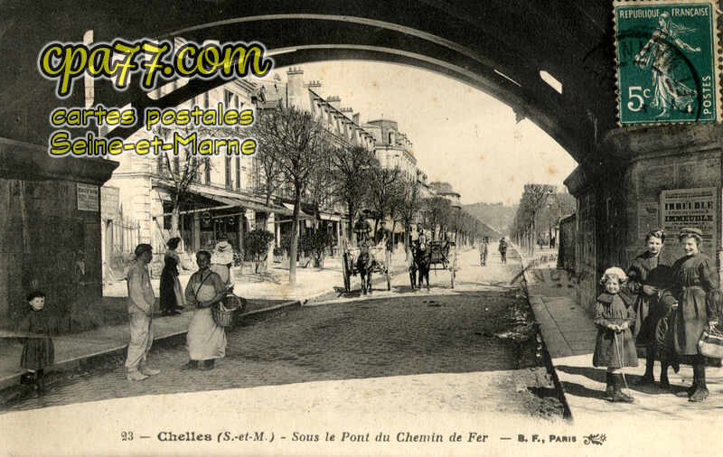Chelles (Seine-et-Marne) - Sous le Pont du Chemin de Fer