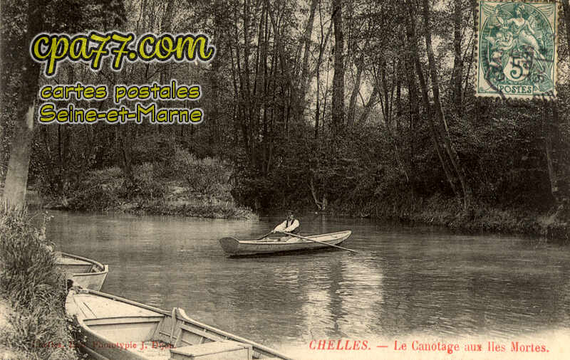 Chelles (Seine-et-Marne) - Le Canotage aux Iles Mortes