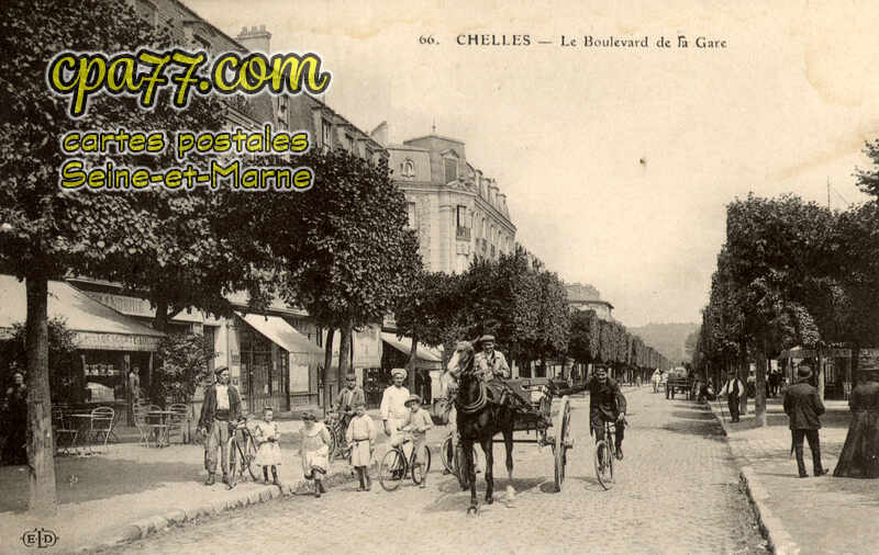 Chelles (Seine-et-Marne) - Le Boulevard de la Gare