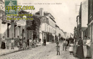 Chelles (Seine-et-Marne) - La Poste et la Rue Louis Eterlet