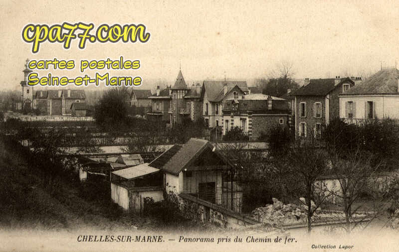 Chelles (Seine-et-Marne) - Panorama pris du Chemin de fer