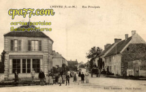 Chevru (Seine-et-Marne) - Rue Principale