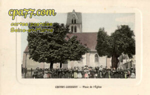 Chevry Cossigny (Seine-et-Marne) - Place de L’Eglise