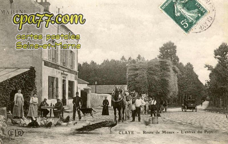 Claye Souilly (Seine-et-Marne) - Route de Meaux – L&rsquo;Entrée du Pays