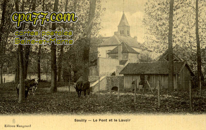 Claye Souilly (Seine-et-Marne) - Le Pont et le Lavoir