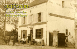 Claye Souilly (Seine-et-Marne) - Commerce de Vins Restaurant Thiessard (carte photo)