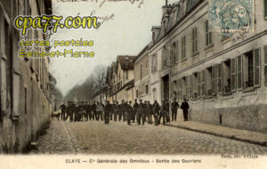 Claye Souilly (Seine-et-Marne) - Cie Générale de Omnibus – Sortie des Ouvriers