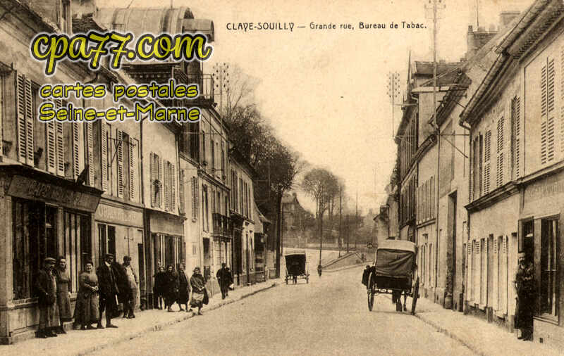 Claye Souilly (Seine-et-Marne) - Grande Rue, Bureau de Tabac