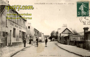 Collégien (Seine-et-Marne) - La Grande Rue, autre vue