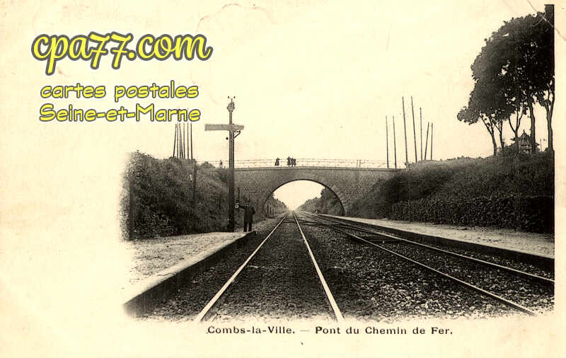 Combs La Ville (Seine-et-Marne) - Pont du Chemin de Fer