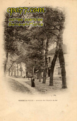 Combs La Ville (Seine-et-Marne) - Avenue du Chemin de fer