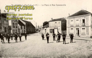 Combs La Ville (Seine-et-Marne) - La Place et Rue Sommeville