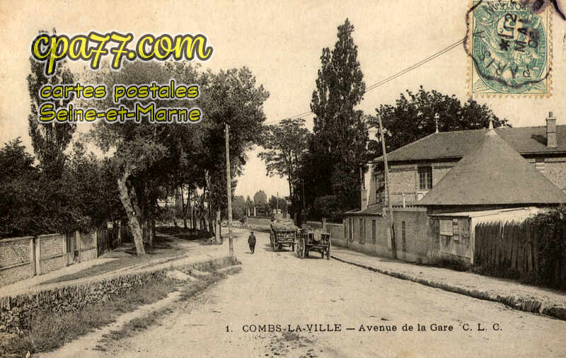 Combs La Ville (Seine-et-Marne) - Avenue de la Gare