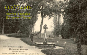 Conches Sur Gondoire (Seine-et-Marne) - Le Château – Intérieur du Parc