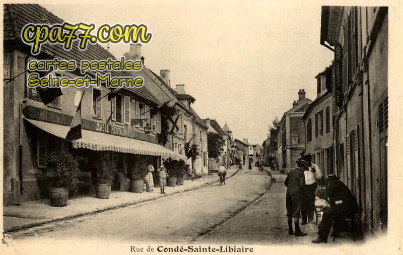 Condé Ste Libiaire (Seine-et-Marne) - Rue de Condé-Sainte-Libiaire