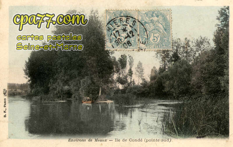 Condé Ste Libiaire (Seine-et-Marne) - Ile de Condé (pointe sud)