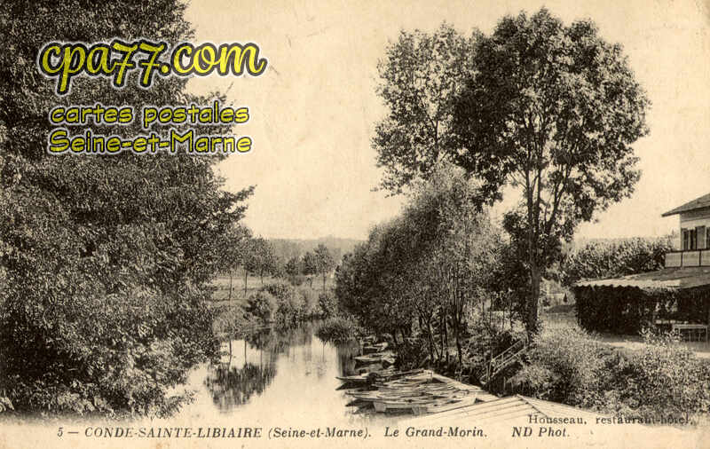 Condé Ste Libiaire (Seine-et-Marne) - Le Grand Morin