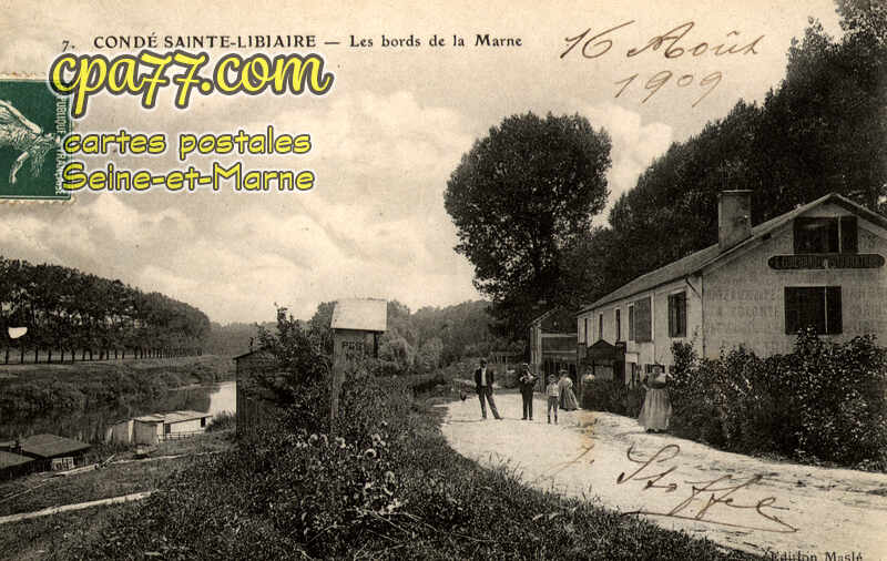 Condé Ste Libiaire (Seine-et-Marne) - Les Bords de la Marne