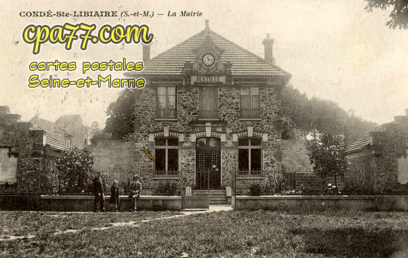 Condé Ste Libiaire (Seine-et-Marne) - La Mairie