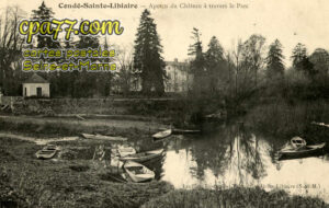 Condé Ste Libiaire (Seine-et-Marne) - Aperçu du Château à travers le Parc