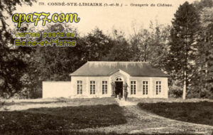Condé Ste Libiaire (Seine-et-Marne) - Orangerie du Château