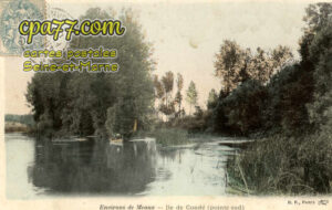 Condé Ste Libiaire (Seine-et-Marne) - Ile de condé (pointe sud)