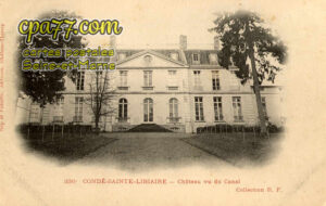 Condé Ste Libiaire (Seine-et-Marne) - Château vu du Canal