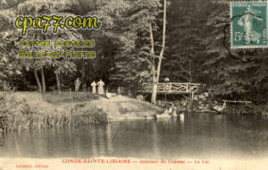 Condé Ste Libiaire (Seine-et-Marne) - Intérieur du Château – Le Lac