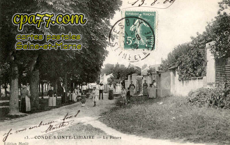 Condé Ste Libiaire (Seine-et-Marne) - La Pâture