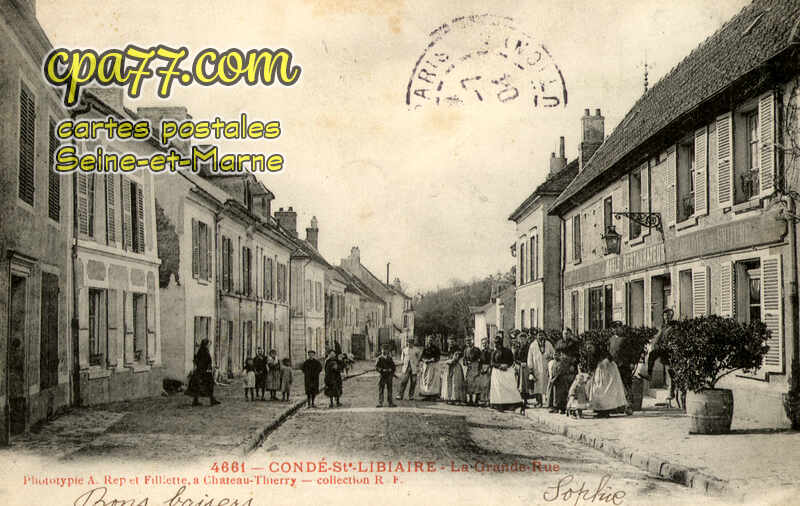 Condé Ste Libiaire (Seine-et-Marne) - La Grande Rue