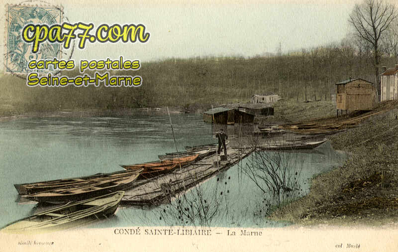 Condé Ste Libiaire (Seine-et-Marne) - La Marne