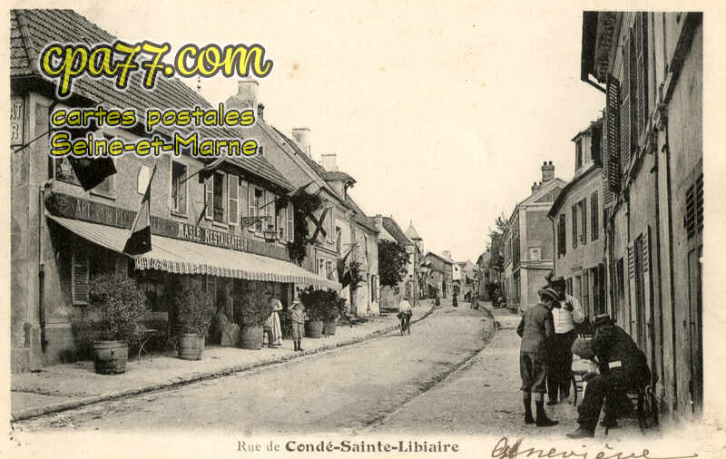 Condé Ste Libiaire (Seine-et-Marne) - Rue de Condé