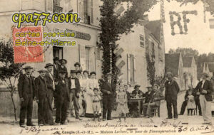 Congis Sur Thérouanne (Seine-et-Marne) - Maison Leclerc, le jour de l&rsquo;inauguration