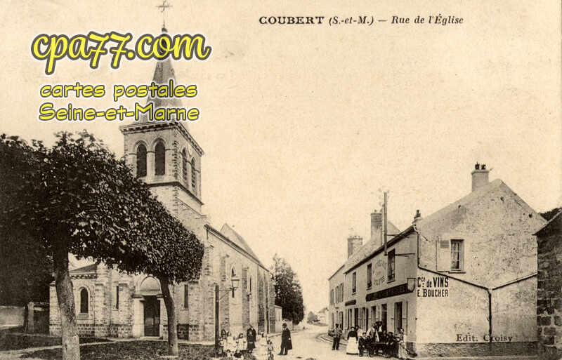 Coubert (Seine-et-Marne) - Rue de l&rsquo;Eglise