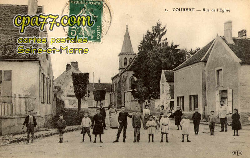 Coubert (Seine-et-Marne) - Rue de l&rsquo;église