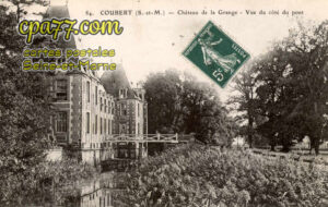 Coubert (Seine-et-Marne) - Château de la Grange – Vue du côté du pont