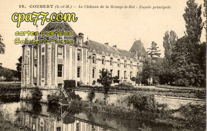 Coubert (Seine-et-Marne) - Le Château de la Grange-le-Roi – Façade principale