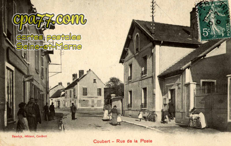 Coubert (Seine-et-Marne) - Rue de la Poste
