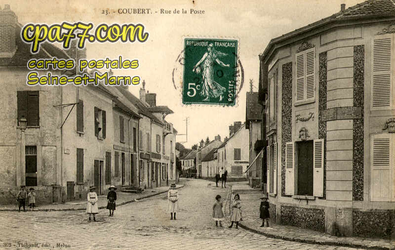 Coubert (Seine-et-Marne) - Rue de la Poste