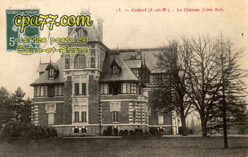 Coubert (Seine-et-Marne) - Le Château (côté Est)