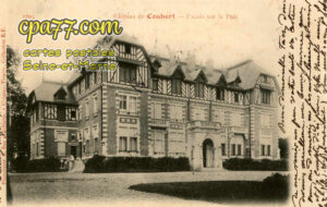 Coubert (Seine-et-Marne) - Château de Coubert- Façade sur la Parc