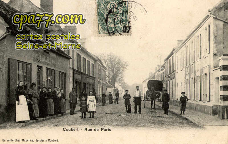 Coubert (Seine-et-Marne) - Rue de Paris