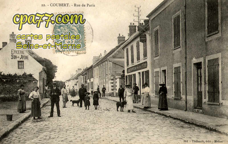 Coubert (Seine-et-Marne) - Rue de Paris