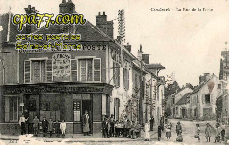 Coubert (Seine-et-Marne) - La Rue de la Poste